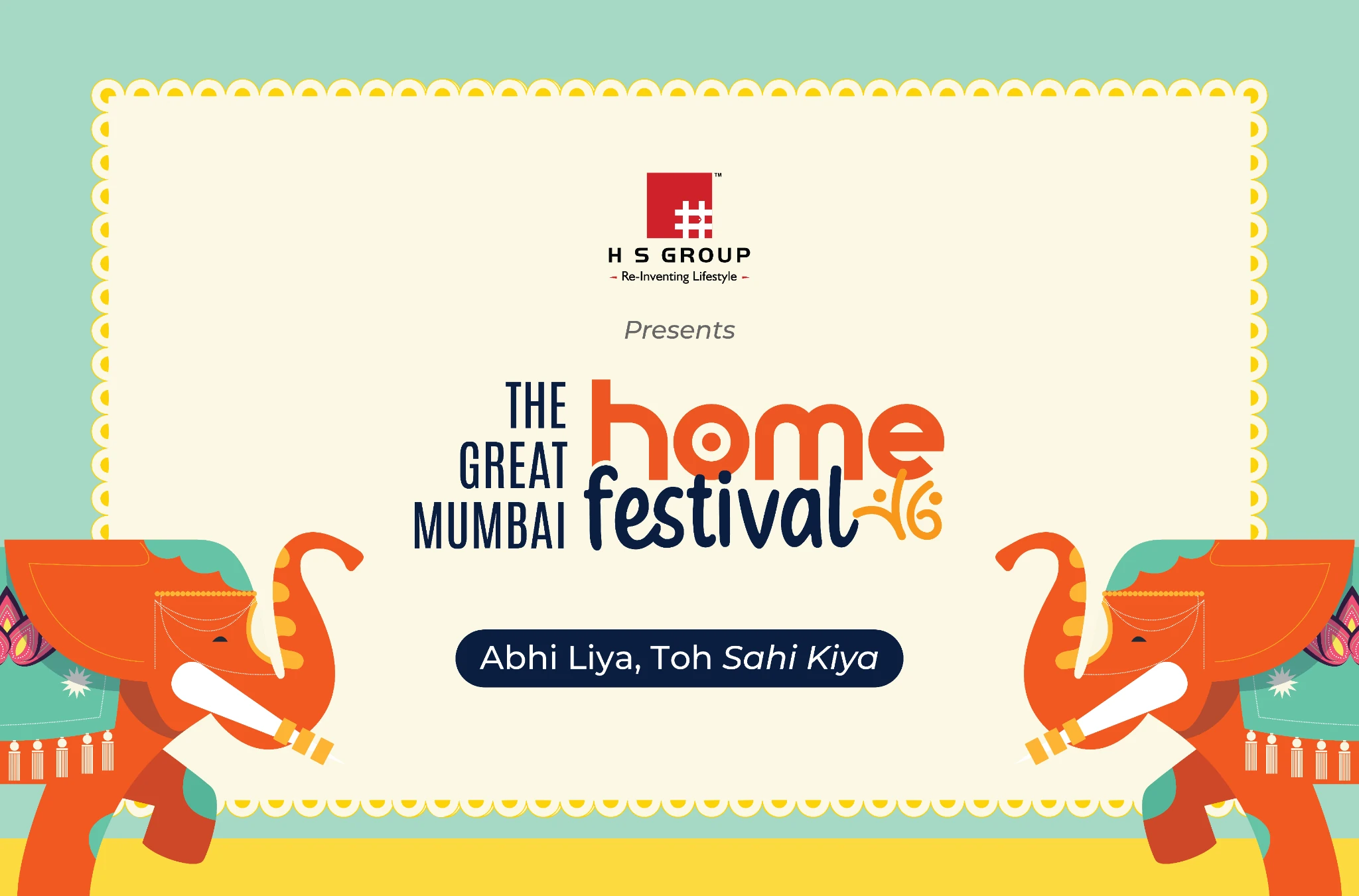 HS Group presents The Great Mumbai Home Festival with festive elephants